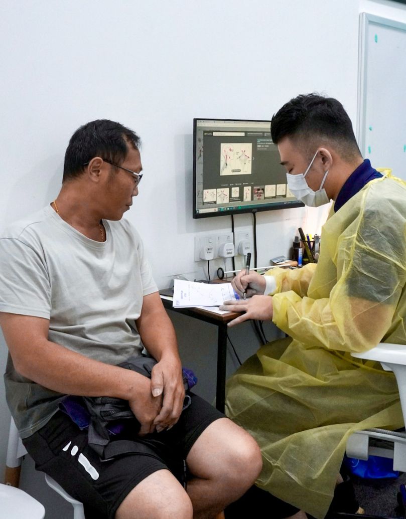 Treatment at BP Chiro Uda Utama